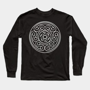 hecate symbol. greek godess sigil. strovolos hekate Long Sleeve T-Shirt